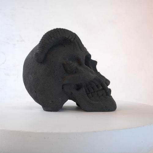 Refractory Materials Fireproof Imitated Human Fire Pit Skulls Gas Log For NG, LP Wood Fireplace, Firepit, Campfire, Halloween Decor, BBQ - Velora