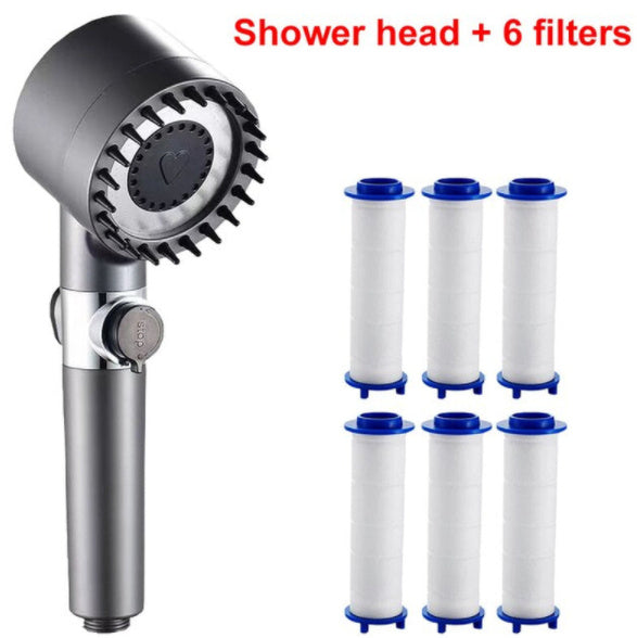3 Modes Shower Head High Pressure Showerhead https://like2b-uy