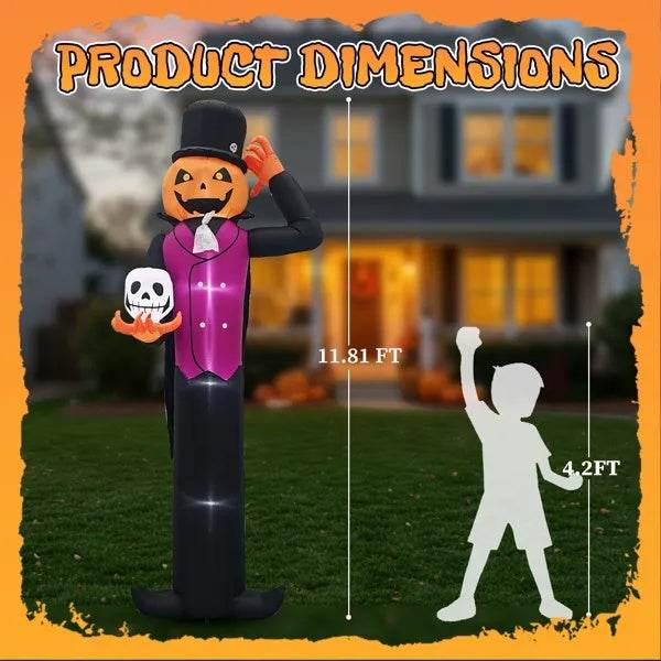 12FT Giant Halloween Inflatable Blow Up Decorations - Velora