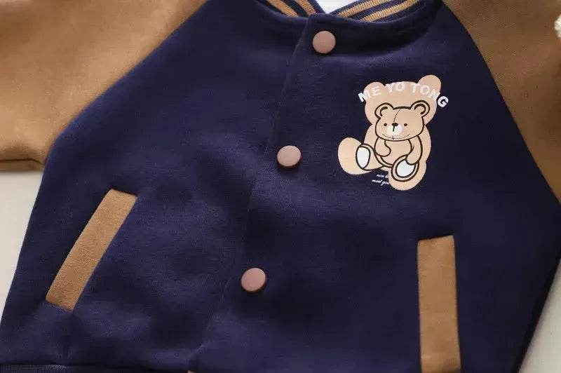 Children Fashionable Long Sleeve Three-piece Sweater Set - Velora