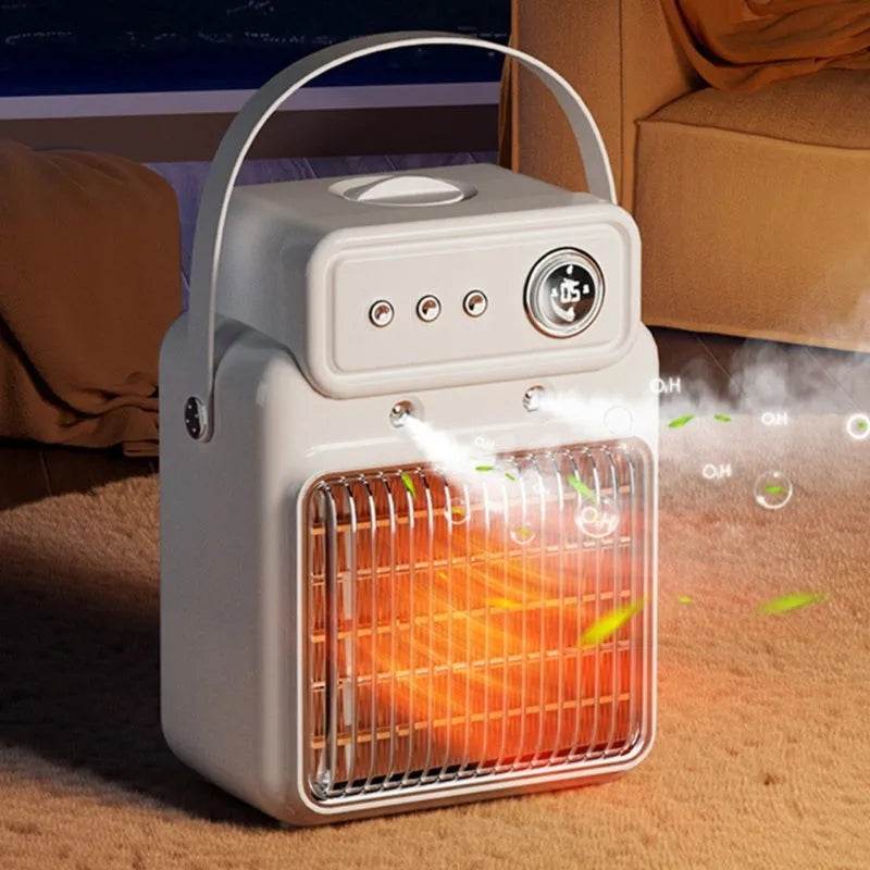2 in 1 Indoor House Room Humidifier and Space Heater Warm Air Blower - Velora