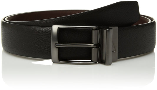 Nike Mens Pebble Feather Edge Reversible Belt Black/Brown 34
