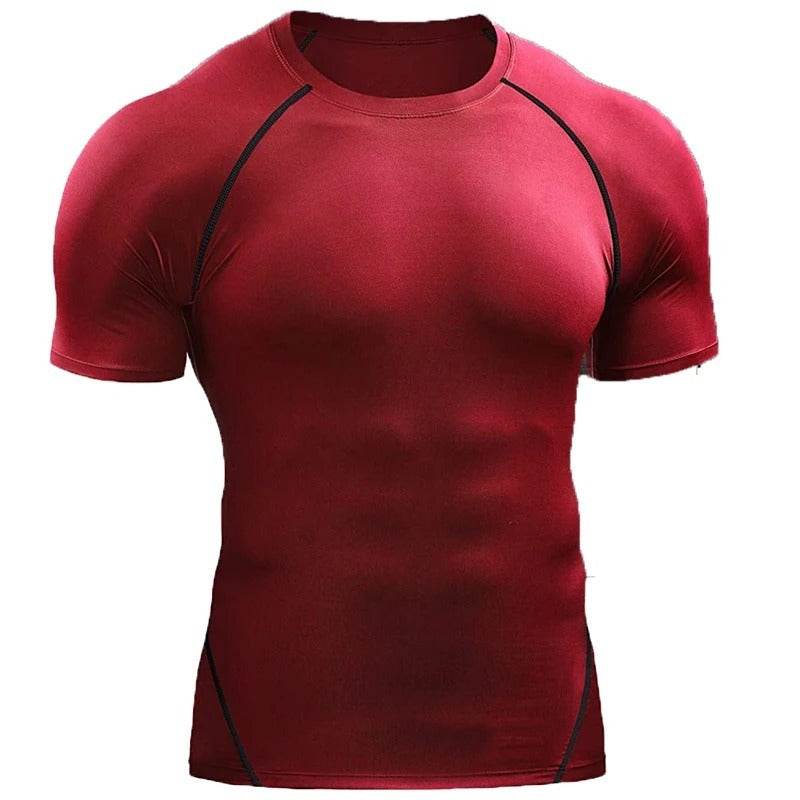 Quick Drying Men Short Sleeve Exercise Running Workout T-shirt Top - Velora