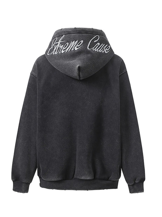 Men's Zip Up Long Sleeve Hoodie - Velora