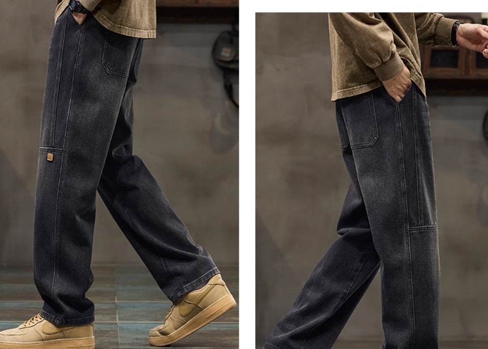 American-style Straight Loose Spring Fashion Brand Boys' Overalls - Velora