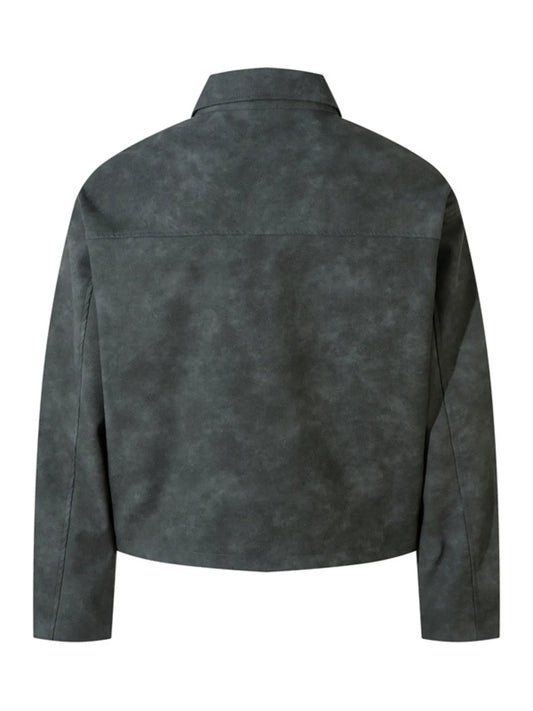 Men's Long Sleeve Zip-Up Jacket - Velora