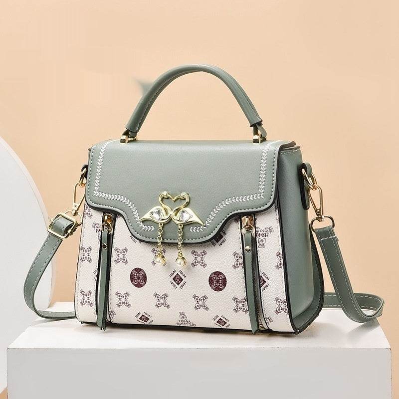 Fashion Printed Women's Portable Shoulder Small Square Bag For Women - Velora