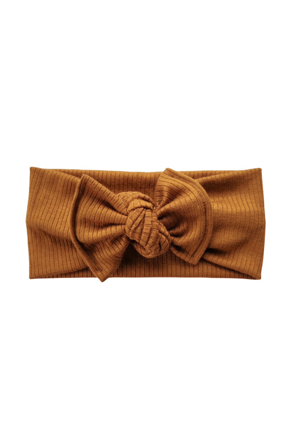 Modal Ribbed Headwrap | Caramel - Velora