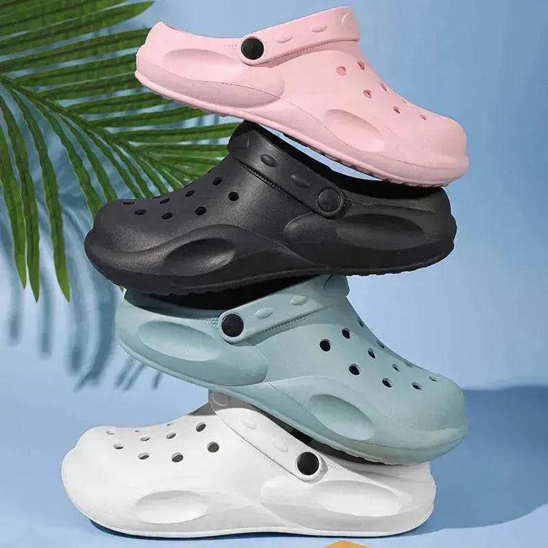 Casual Beach Baotou Sandals Non-slip Garden Clogs Shoes for Summer 2025 - Velora