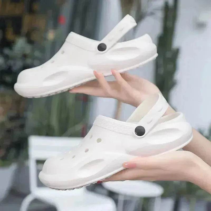 Casual Beach Baotou Sandals Non-slip Garden Clogs Shoes for Summer 2025 - Velora