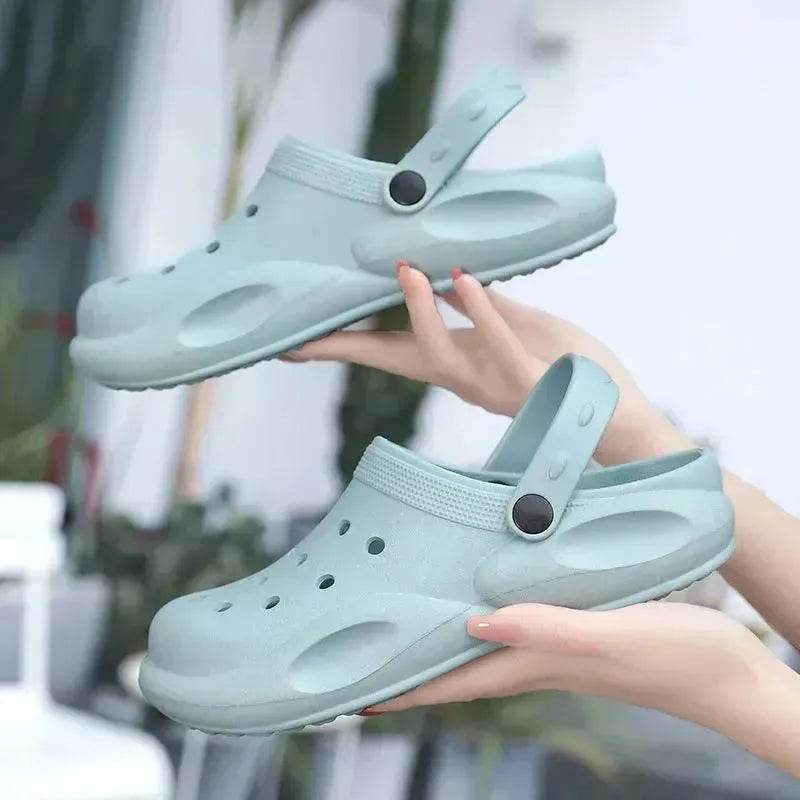 Casual Beach Baotou Sandals Non-slip Garden Clogs Shoes for Summer 2025 - Velora
