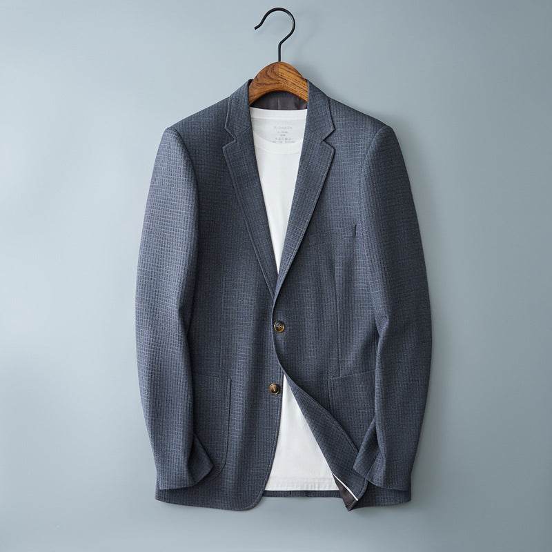 Plaid Leisure Suit Youth Coat Benxi Price Control - Velora