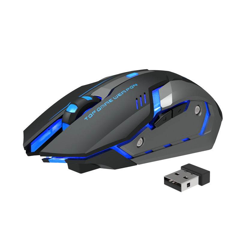 Wireless Charging Silent Gaming Mouse Machinery - Velora