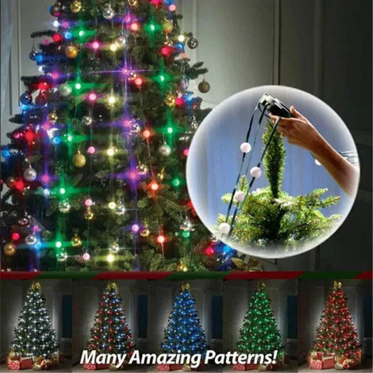64 Light Dazzler Shower Tree Light Show Of Christmas Tree - Velora