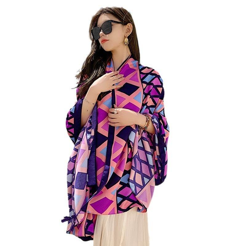 Sanya Seaside Holiday Shawl Scarf Scarf Women's Summer Travel - Velora