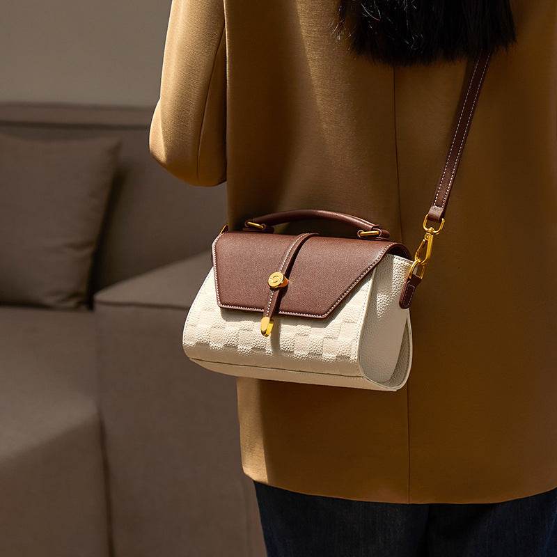 Light Luxury Premium Handbag Genuine Leather Crossbody - Velora