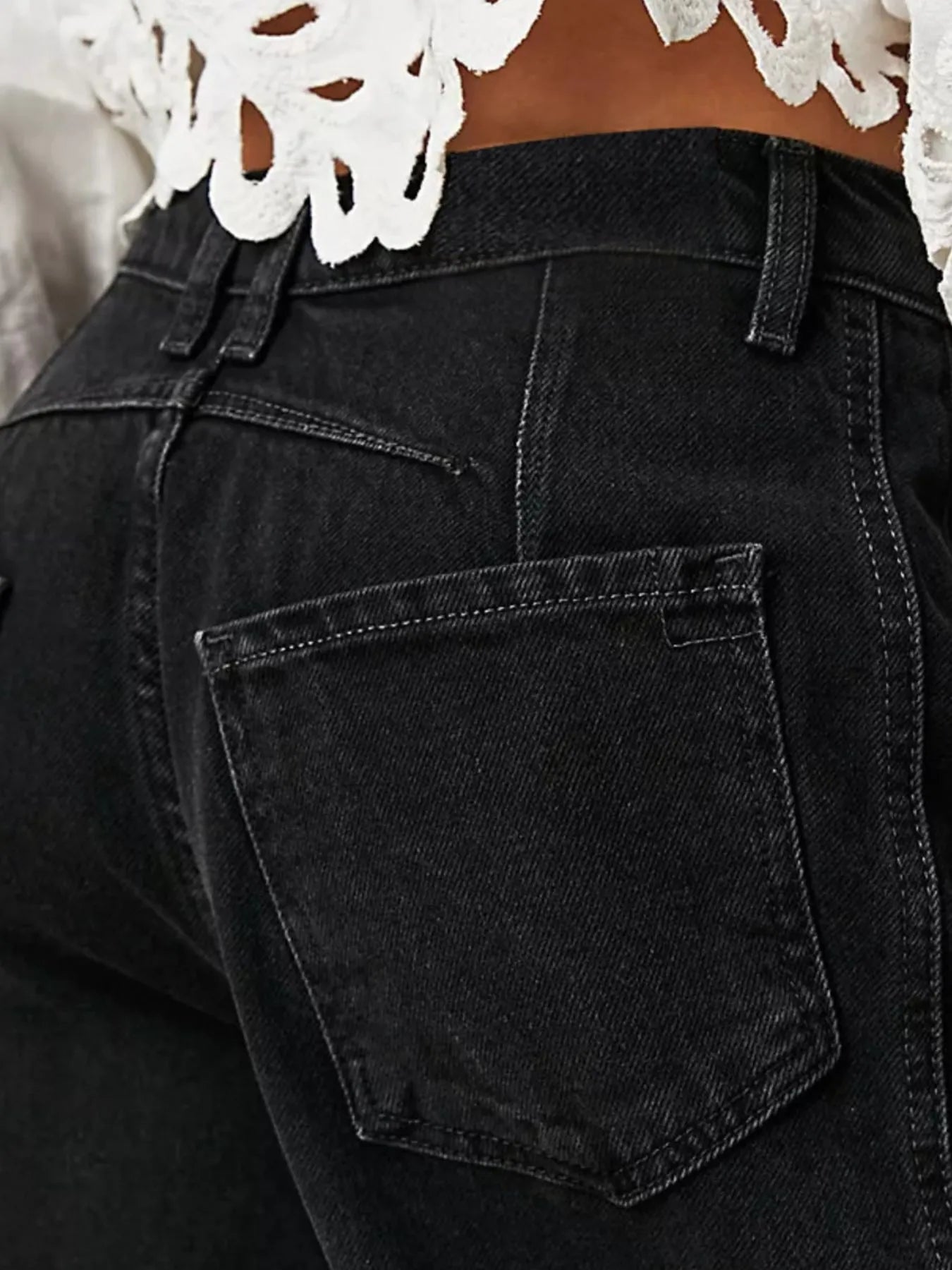 Wide Leg Relaxed Fit Jeans - Velora