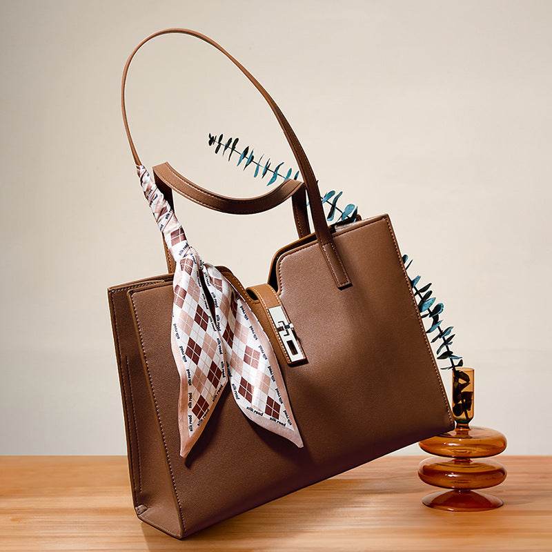 Summer Cowhide Tote Women's Casual Commuter Bag - Velora