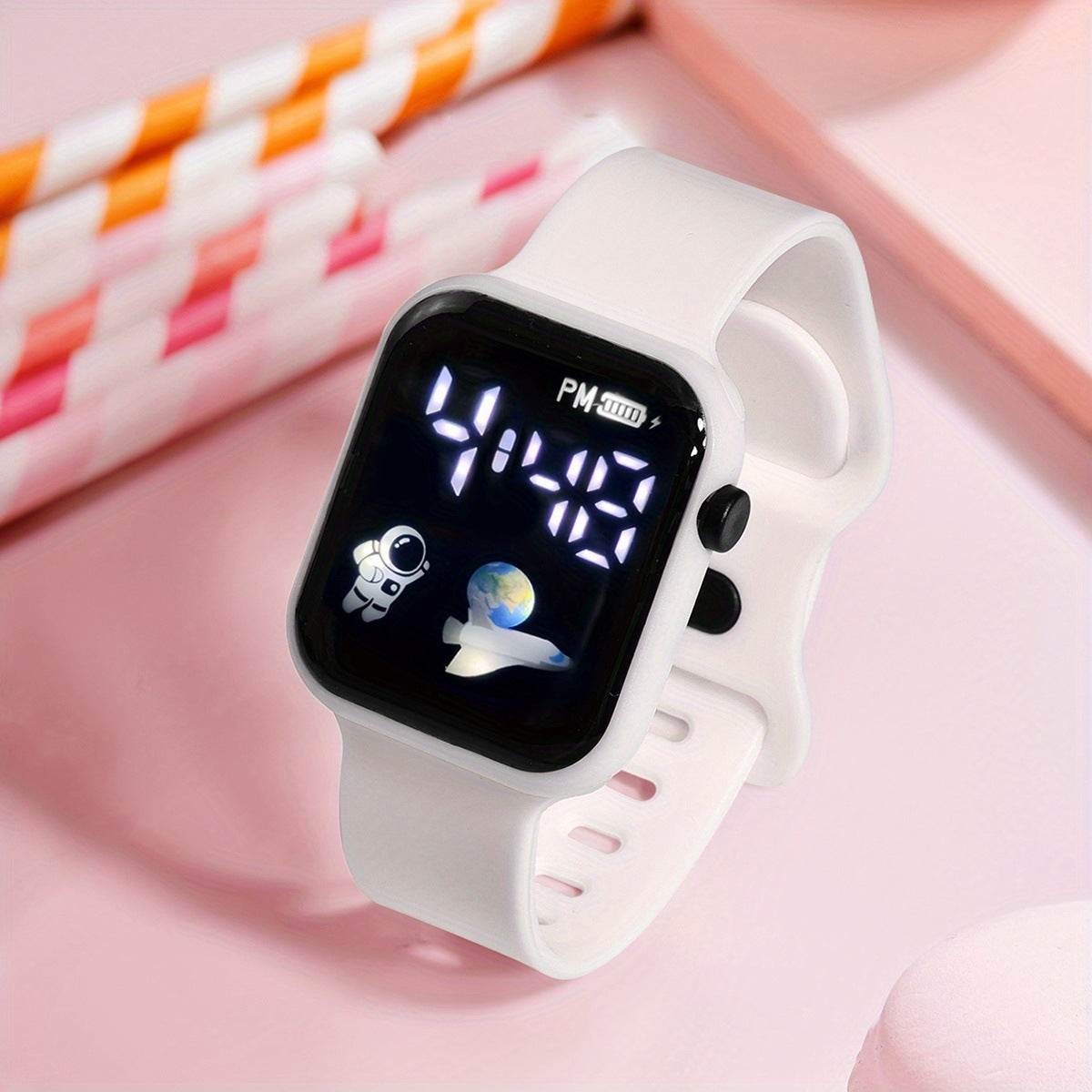 Technology Sense Good-looking Student Minimalist Fashion Waterproof Spaceman Electronic Watch - Velora