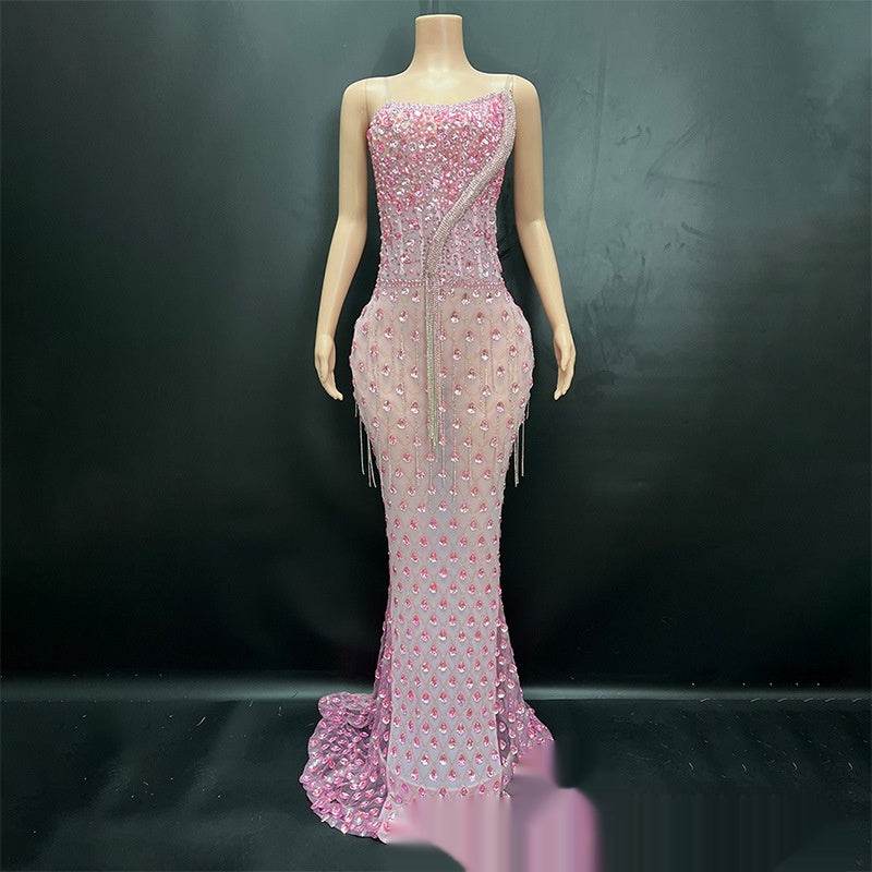 No Back Traceless Sexy Elegant Fishtail Gown - Velora
