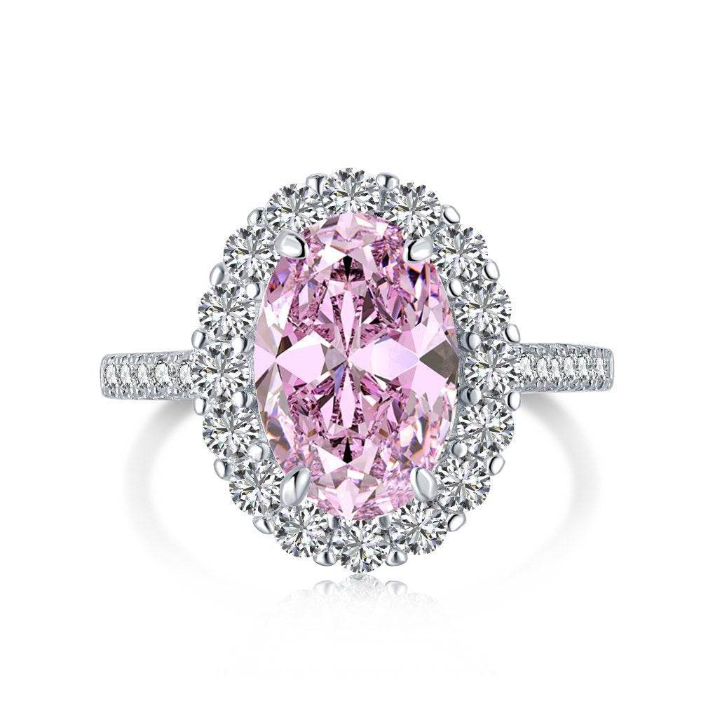 Sterling Silver Luxury Elegant Retro Elegant Zircon Ring - Velora