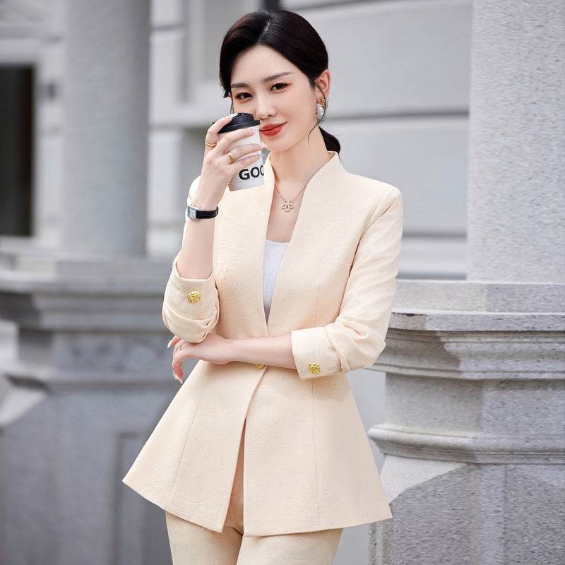 Female Autumn And Winter Long Sleeves Fashionable Suit - Velora