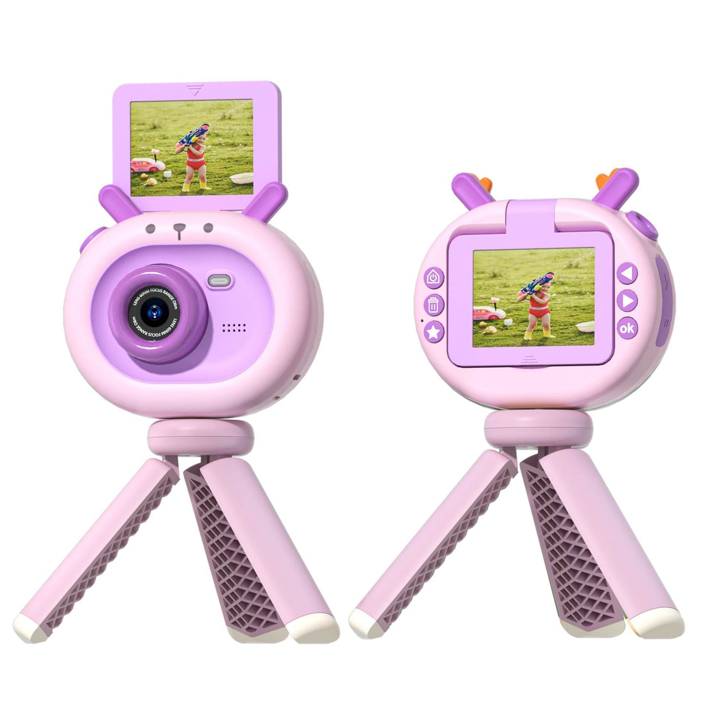 180-degree Flip-screen Children's HD Digital Camera - Velora