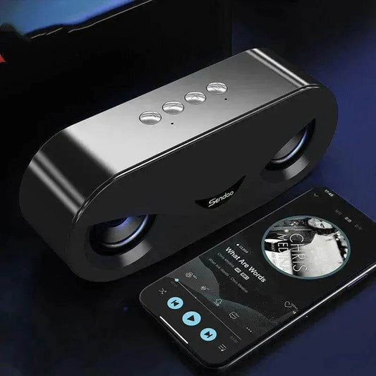 Colorful Lights Wireless Bluetooth Speaker Dual Speakers Subwoofer - Velora