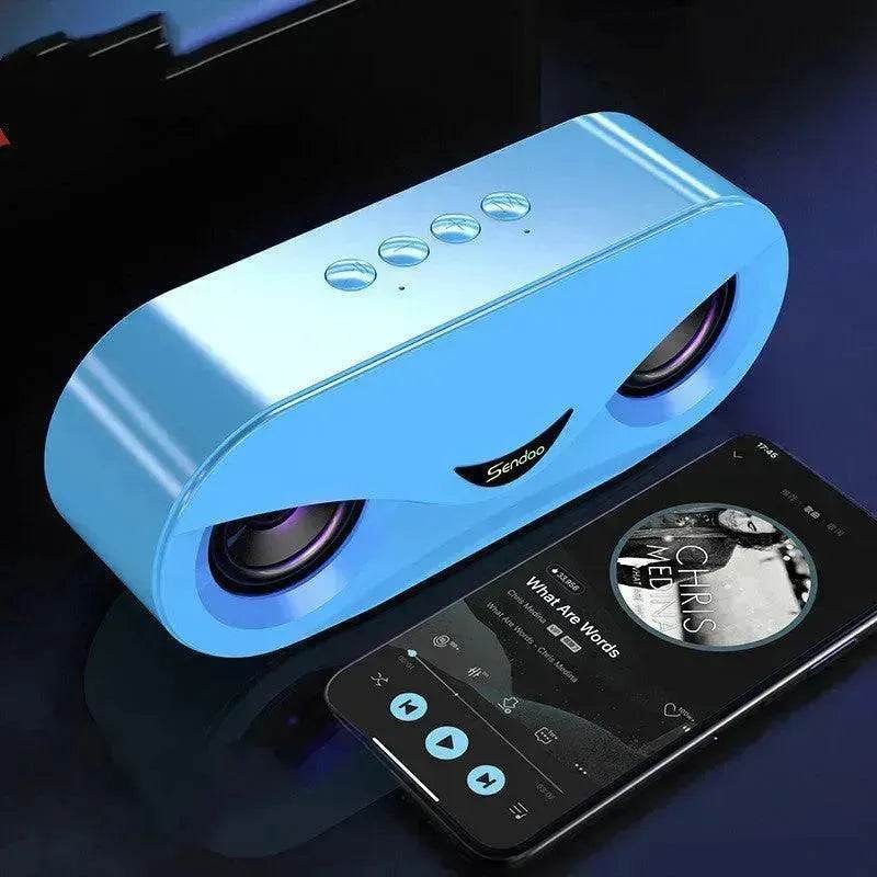 Colorful Lights Wireless Bluetooth Speaker Dual Speakers Subwoofer - Velora