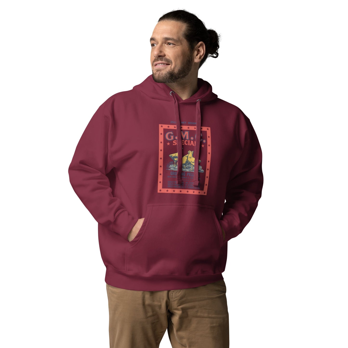 Retro GMCC Unisex Bunny Hug Hoodie True Bantam Coopwear