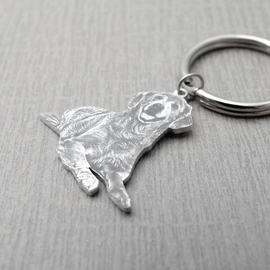 Custom Keychain Picture Keyring Dog Photo Keychain Pet Memo - Velora