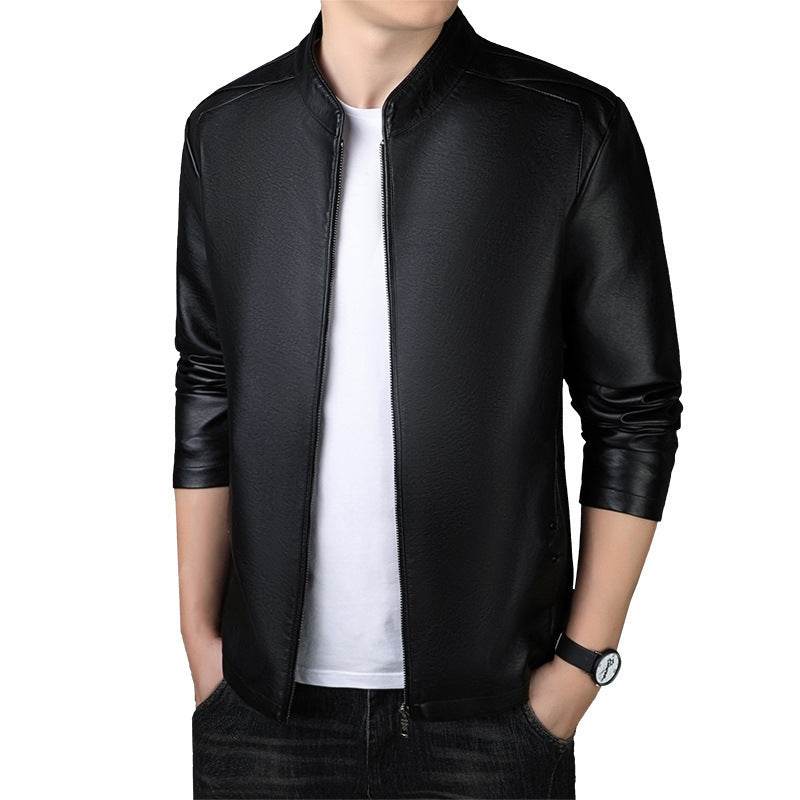 PU Leather Coat Men's Leather Jacket - Velora