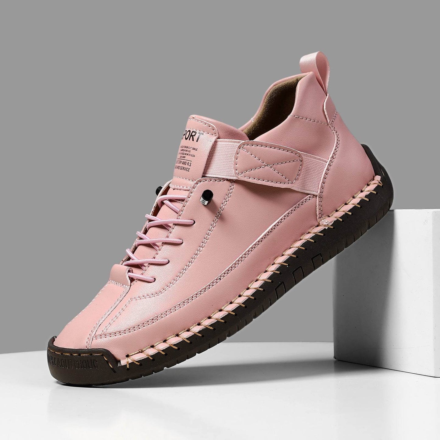 Leather Boots Casual Shoes Plus Size Spring And Summer - Velora