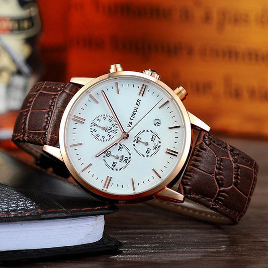 Fashion Korean Style Business Multifunction Quartz Men's Watch - Velora