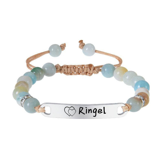 Creative Crystal Pearl Bead Woven Bracelet - Velora