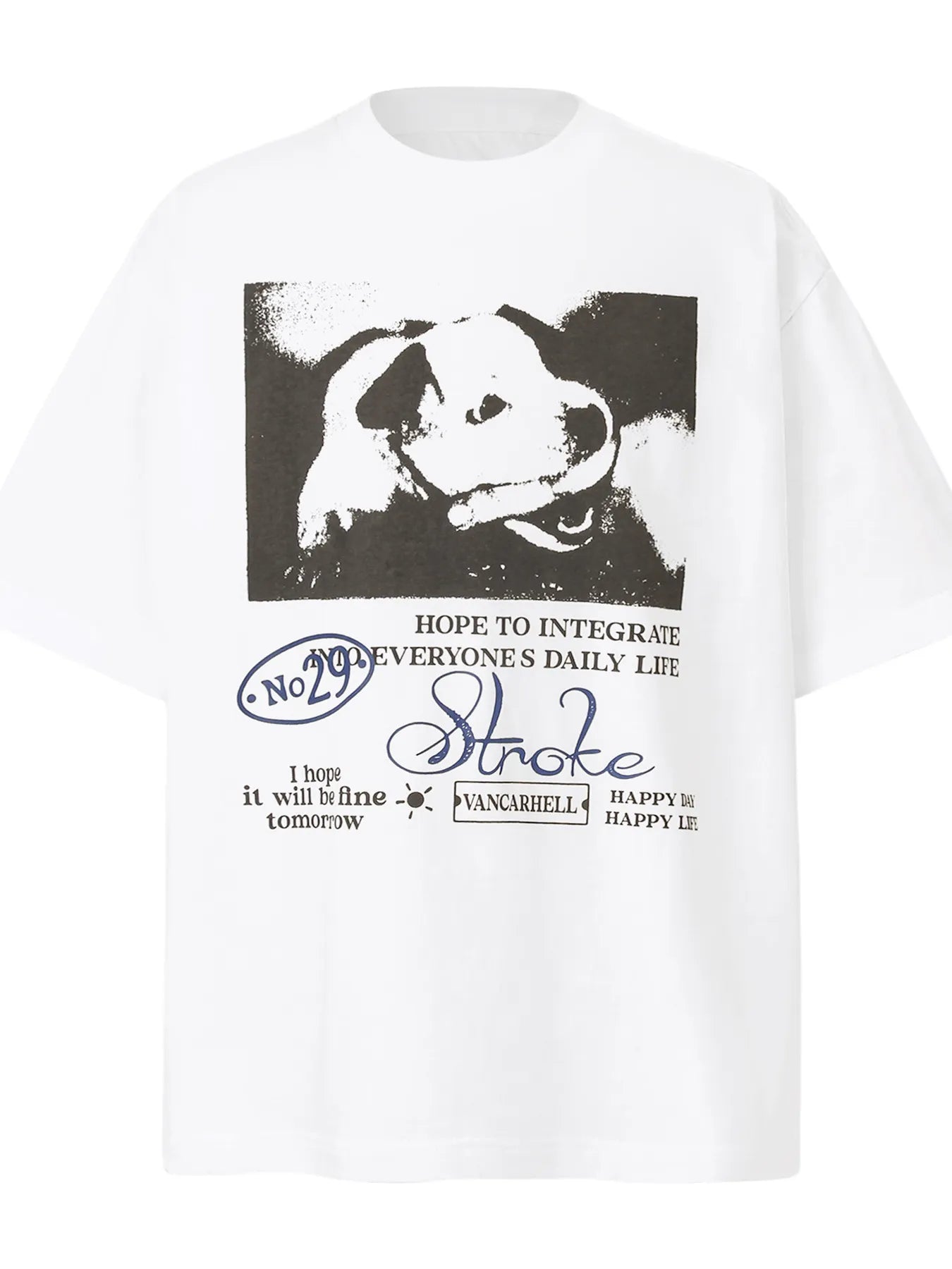 Men's Dog Graphic Short Sleeve T-Shirt - Velora
