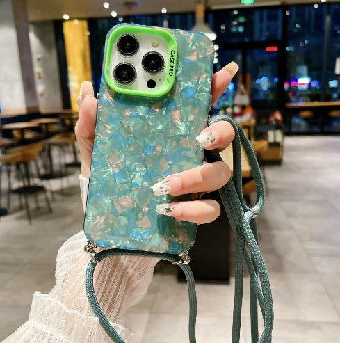 Crossbody Shell Pattern Lanyard Protective Cover - Velora