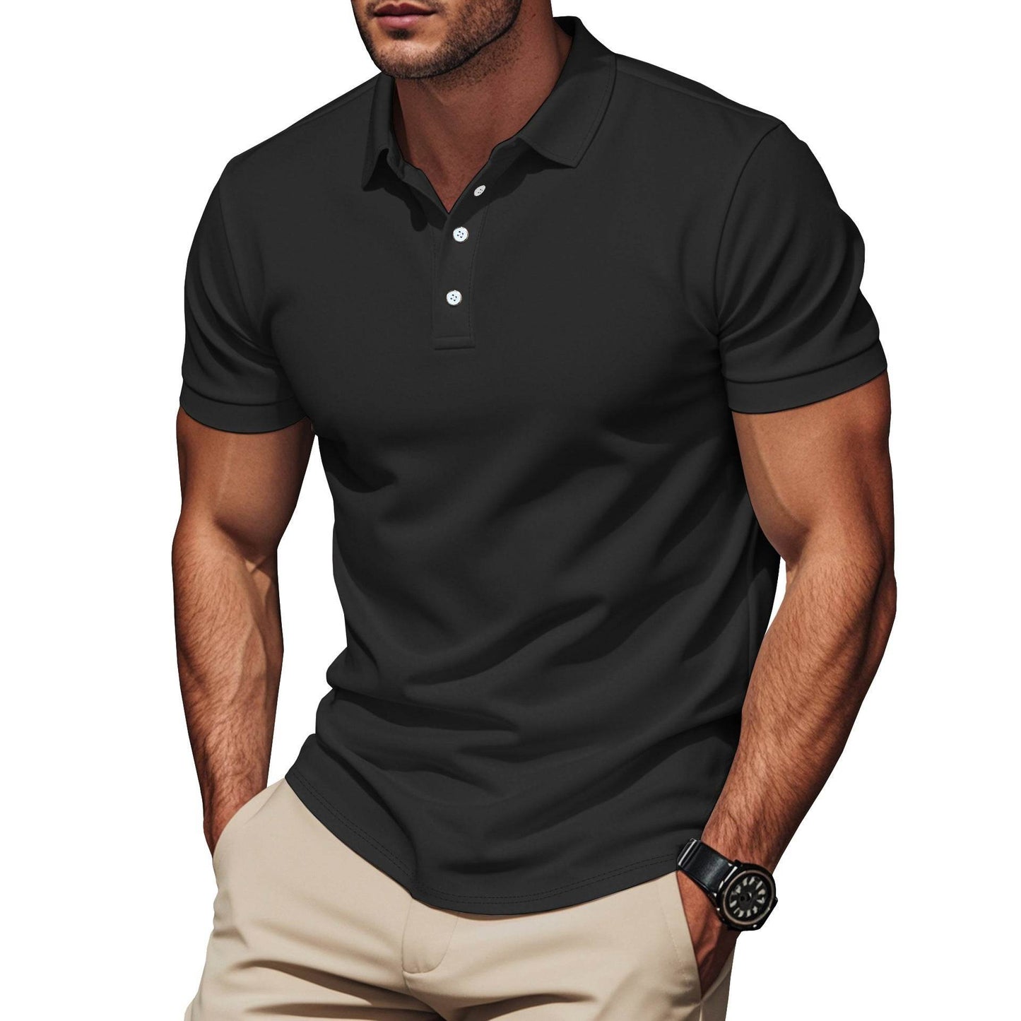 Casual British Style Summer Men's T-shirt - Velora