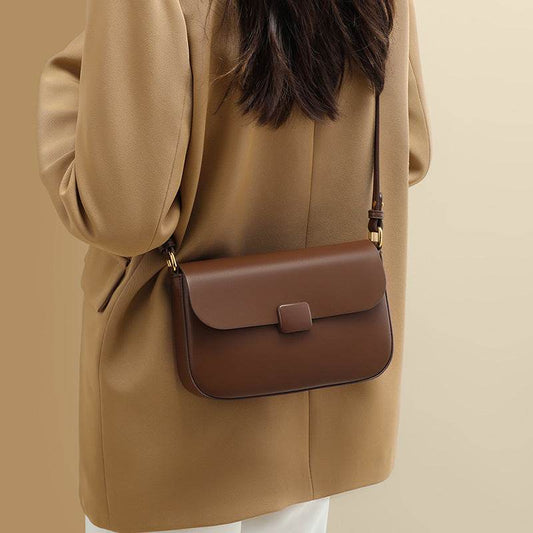 Women's Bag One Shoulder Genuine Leather Fashion Advanced Texture - Velora