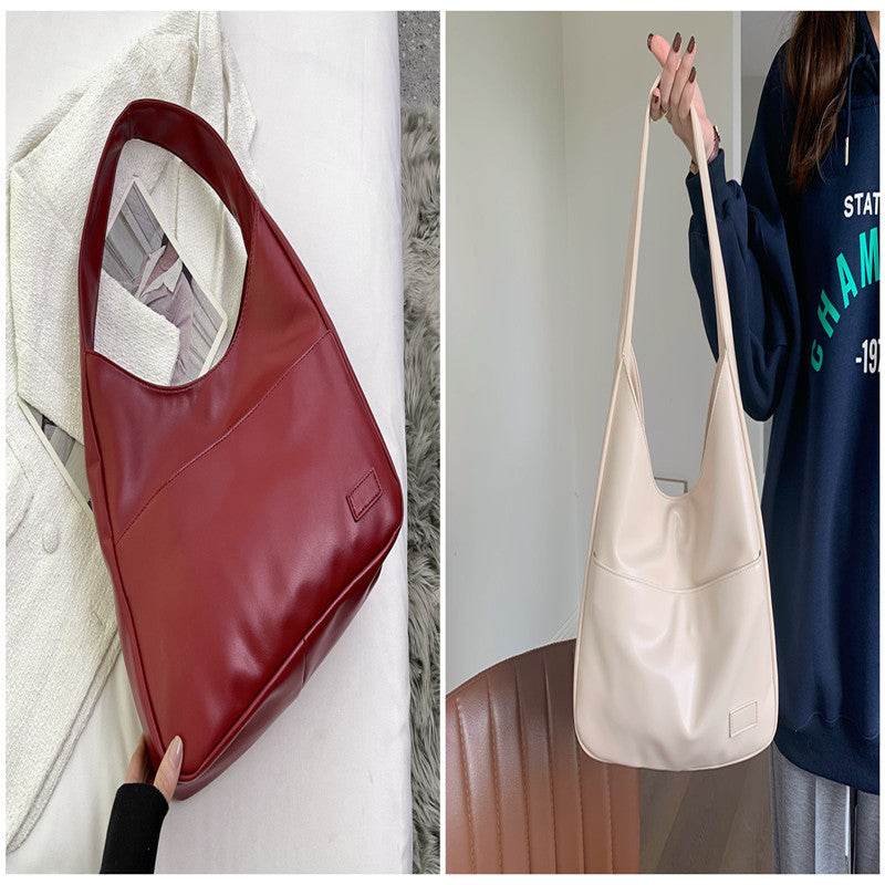Fashion Tote Bag Large Capacity Casual Shoulder Bag Women's Commuting Handbag College Student - Velora