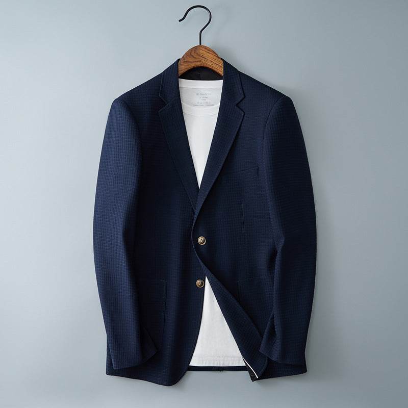 Plaid Leisure Suit Youth Coat Benxi Price Control - Velora