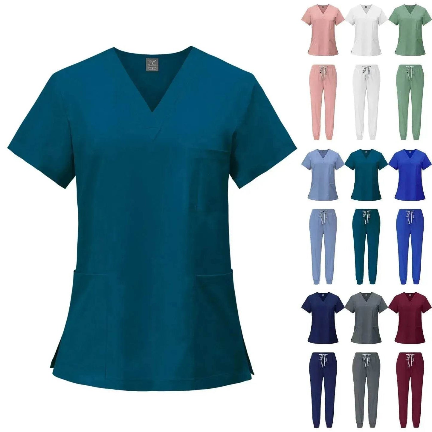 Quick-drying T-shirt Surgical Clothes Oral Nurse Doctor Work Clothes Pet Hospital Work - Velora