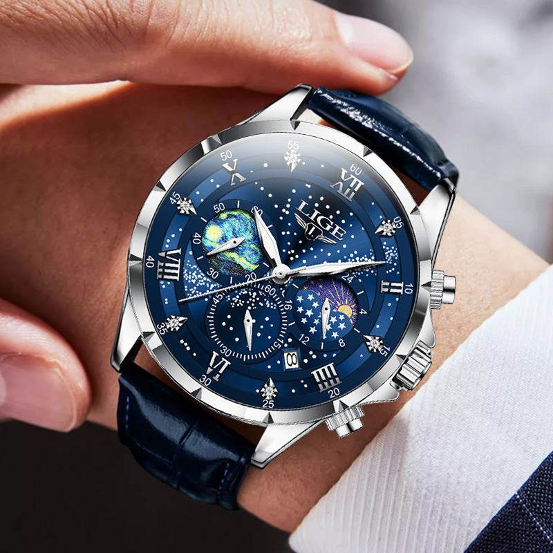 Men's Quartz Fashion Waterproof Business Watch - Velora