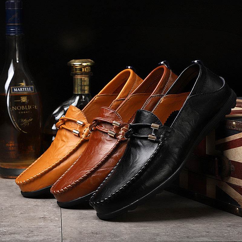 Men's Springsummer Gommino Cowhide Shoes - Velora