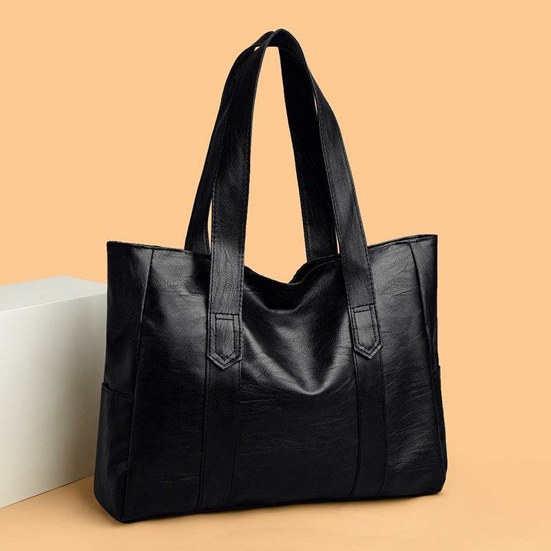 Large Capacity Commuter's All-matching Portable And Fashion Shoulder Bag Casual Tote Bag Autumn And Winter Fashion Handbag - Velora