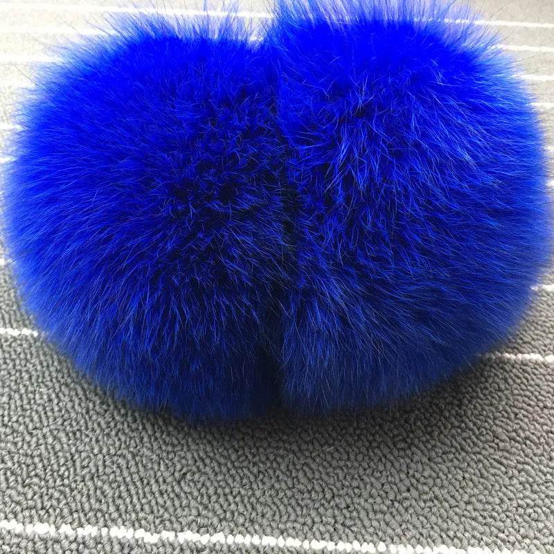 Warm Whole Skin Fox Earmuff Earmuffs Female - Velora