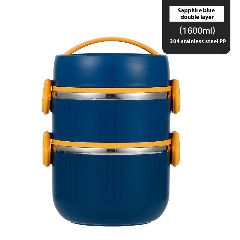 2 layer 304 Stainless Steel Thermal Insulated Lunch Container - Velora