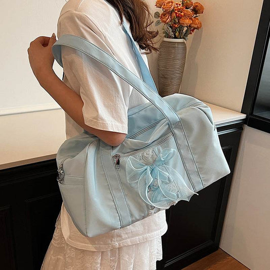 Spring And Summer Nylon Large Capacity Shoulder Bag - Velora