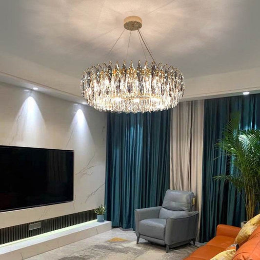 Light Luxury Chandelier Living Room Luxury Crystal Diamond Fashion - Velora