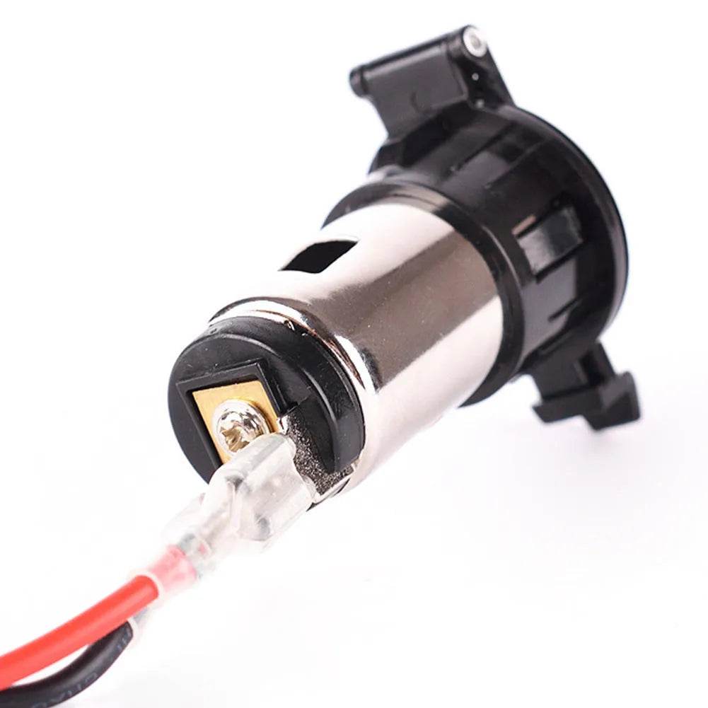 12v Universal Car Power Plug Female Socket Output Auto Cigarette Lighter Ignition 20mm - Velora